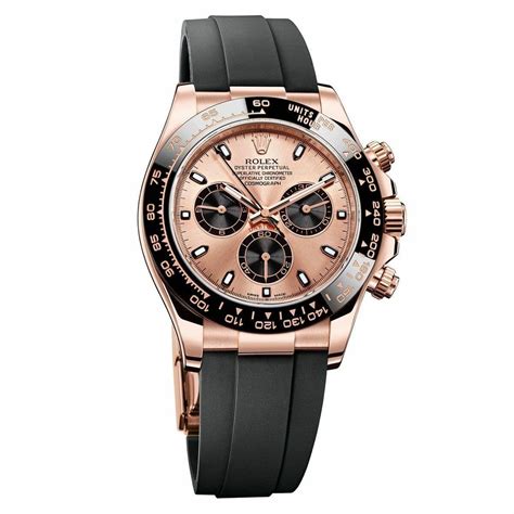 rolex daytona with rubber strap